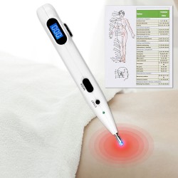 Caneta de acupuntura eletrônica - energia meridiana - alívio da dor - massagem corporal