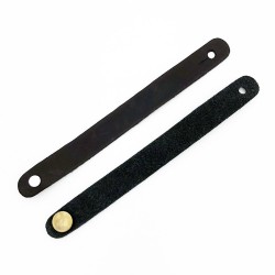Correia de guitarra de couro - suporte