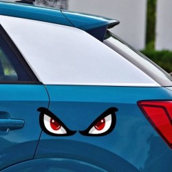 Autocolante reflector - olhos vermelhos