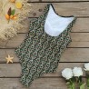 One piece swimsuit - colorful pattern - with push upBeachwear