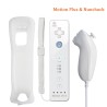 2 in 1 wireless remote - motion plus / Nunchuck - for Nintendo Wii / Wii U JoystickControllers
