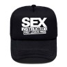 Boné de beisebol engraçado - letras SEX INSTRUCTOR