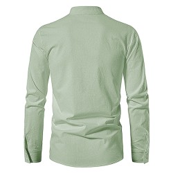 Camisa clássica de manga longa - decote amarrado