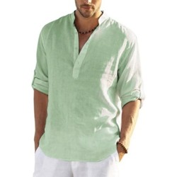 Classic long sleeve shirt - buttoned necklineT-shirts