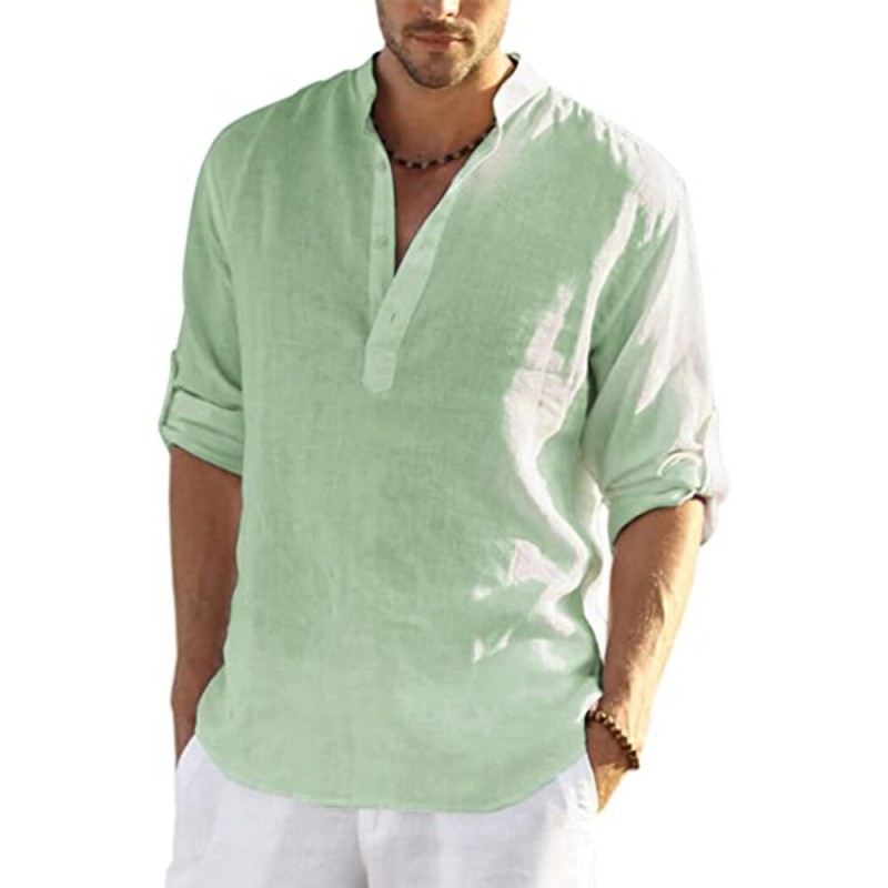 Classic long sleeve shirt - buttoned necklineT-shirts