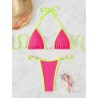 Sexy bikini set - with metal decorationsBeachwear