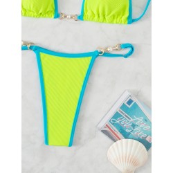 Sexy bikini set - with metal decorationsBeachwear