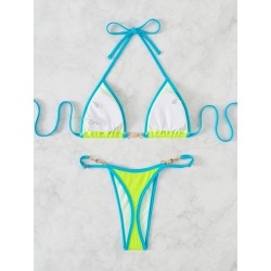 Sexy bikini set - with metal decorationsBeachwear