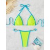 Sexy bikini set - with metal decorationsBeachwear