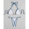 Sexy bikini set - with metal decorationsBeachwear