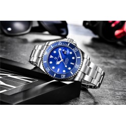 Pagani Design - automatic stainless steel watch - waterproof - blueWatches
