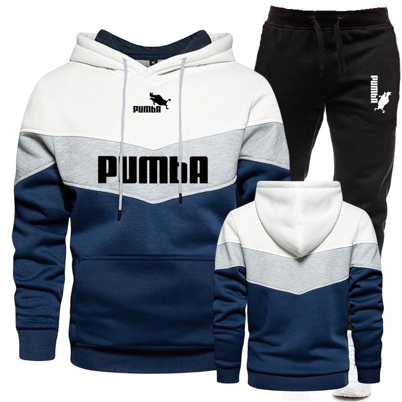 Colorful striped hoodie / black pants - tracksuit - setPants Colorful striped hoodie / black pants - tracksuit - setPants