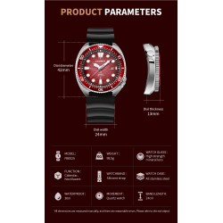 LIGE - relógio de quartzo de aço inoxidável - à prova d'água - pulseira de silicone - preto