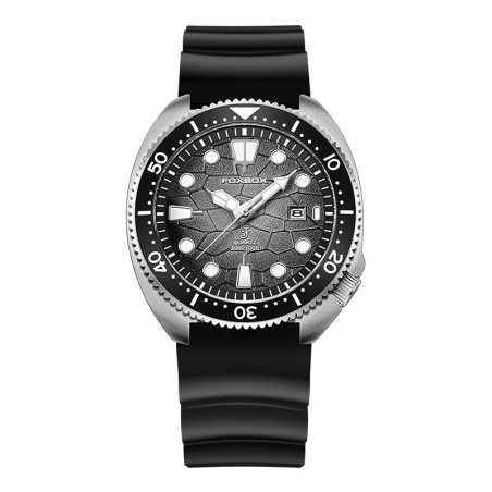 LIGE - relógio de quartzo de aço inoxidável - à prova d'água - pulseira de silicone - preto