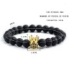 Black beaded bracelet - with a crownBracelets