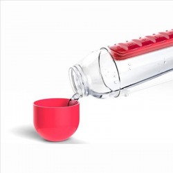 Organizador diário de comprimidos - caixa - garrafa de água - à prova de fugas - 600ml