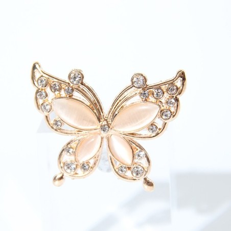 broche de borboleta de cristal