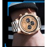 LIGE - luxury Quartz watch - luminous - stainless steel - waterproof - rose goldWatches