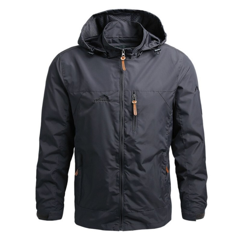 Hooded men's windbreaker - jacketJackets Hooded men's windbreaker - jacketJackets
