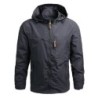 Hooded men's windbreaker - jacketJackets