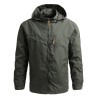 Hooded men's windbreaker - jacketJackets