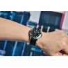 PAGANI DESIGN - relógio mecânico - aço inoxidável - à prova d'água - pulseira de nylon - preto