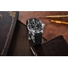PAGANI DESIGN - relógio mecânico - aço inoxidável - à prova d'água - pulseira de nylon - preto