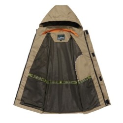 Jaqueta com capuz militar masculina - à prova de vento - à prova d'água