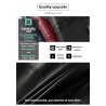 Jaqueta de couro curta - patches decorativos