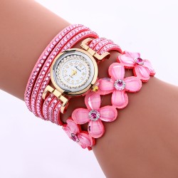 Pulseira de cristal multicamadas - com relógio