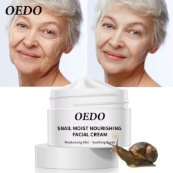 Creme facial extrato de caracol - colágeno - ácido hialurônico - anti-rugas / clareador / hidratante