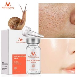 Soro facial de extrato de caracol - hidratante / clareador / anti rugas / anti acne