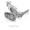 Pulseira difusora de aromaterapia - pulseira de malha de aço inoxidável