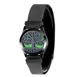 Pulseira difusora de aromaterapia - pulseira de malha de aço inoxidável