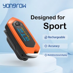 Yongrow - oxímetro digital médico - medidor de pulso / oxigênio no sangue / saturação - monitor SPO2 PR