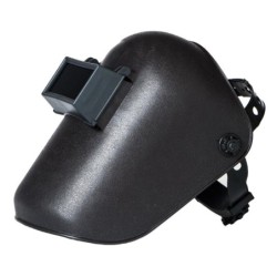 Capacete termoplástico para soldagem flip-up - face shield - TIG - MIG - MMA