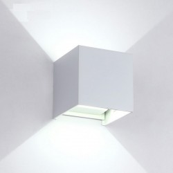 Candeeiro de parede LED quadrado - ajustável - IP65 à prova de água - AC85-265V - 6W