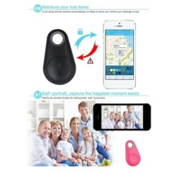 Mini rastreador GPS inteligente - chave / crianças / rastreador de bagagem - Bluetooth