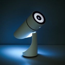 Umidificador de ar ultrassônico - ajustável - USB - LED - 260ml