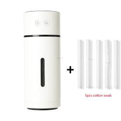 Umidificador de ar ultrassônico - ajustável - USB - LED - 260ml