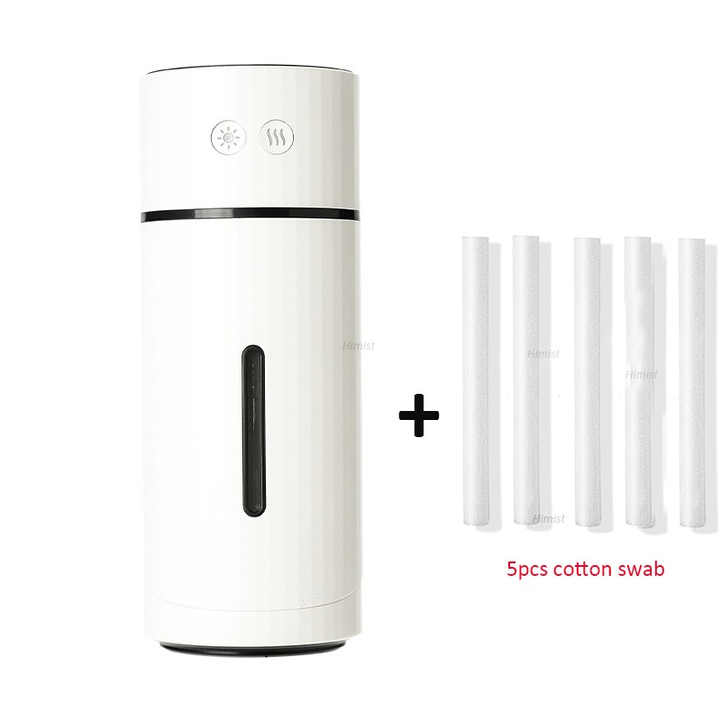 Umidificador de ar ultrassônico - ajustável - USB - LED - 260ml