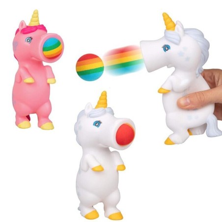 Atirador de bola em forma de unicórnio - brinquedo inquieto - anti-estresse / autismo / alívio da ansiedade