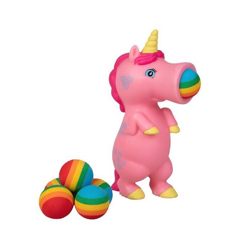 Atirador de bola em forma de unicórnio - brinquedo inquieto - anti-estresse / autismo / alívio da ansiedade