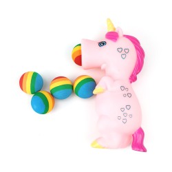 Atirador de bola em forma de unicórnio - brinquedo inquieto - anti-estresse / autismo / alívio da ansiedade