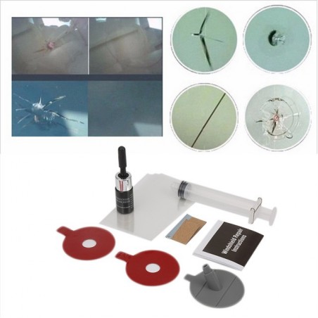 Arranhões / rachaduras no vidro - kit de reparo do pára-brisa do carro
