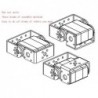 25kg / RDS3225 - robot digital servo - arduino - metal gear - with long / short straight U-mountingR/C parts