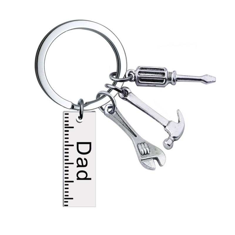 Chaveiro inox com miniferramentas - papai/avô