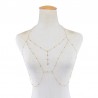 Corrente / colar com tassel - com cristais