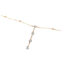 Corrente / colar com tassel - com cristais