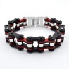 Pulseira de aço inoxidável - design de corrente de motocicleta